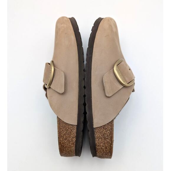 Birkenstock Boston Big Buckle Clogs Unisex Tobacco Brown Size US W7/M5 EU38 - Picture 6 of 11